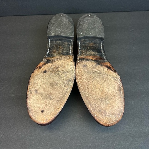 Allen Edmonds Men's Size 10 C Burgundy Leather Loafers Made In USA - Picture 7 of 9